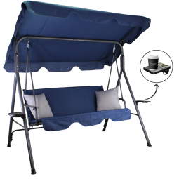 Leagăn de grădină tip A cu perne.