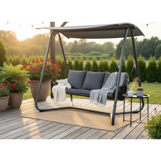 Zărea de grădină Premium de culoare gri