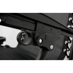 Șezlong de grădină confortabil cu suport pentru băuturi și buzunar.