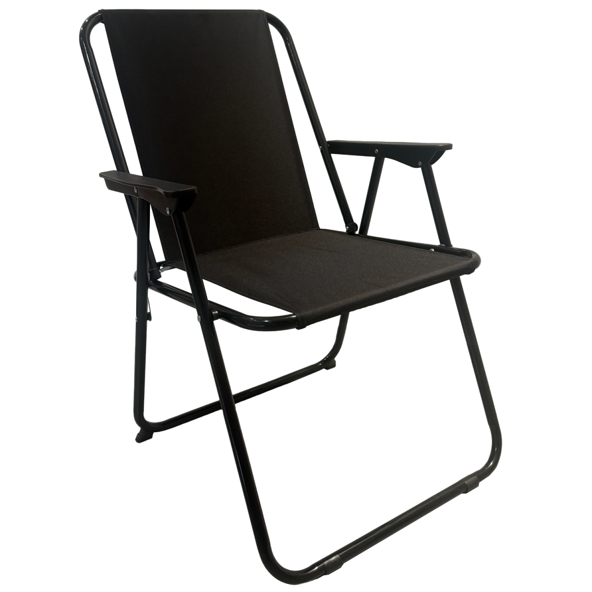 Sculă de grădină pliabilă 53 × 59 × 76 cm în culoare neagră