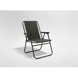 Sculă de grădină pliabilă 53 × 59 × 76 cm în culoare neagră