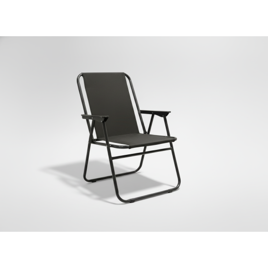 Sculă de grădină pliabilă 53 × 59 × 76 cm în culoare neagră