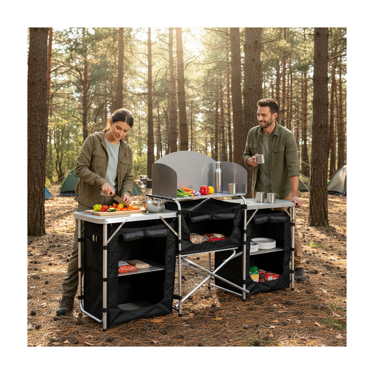 Bucătărie de camping turistică
