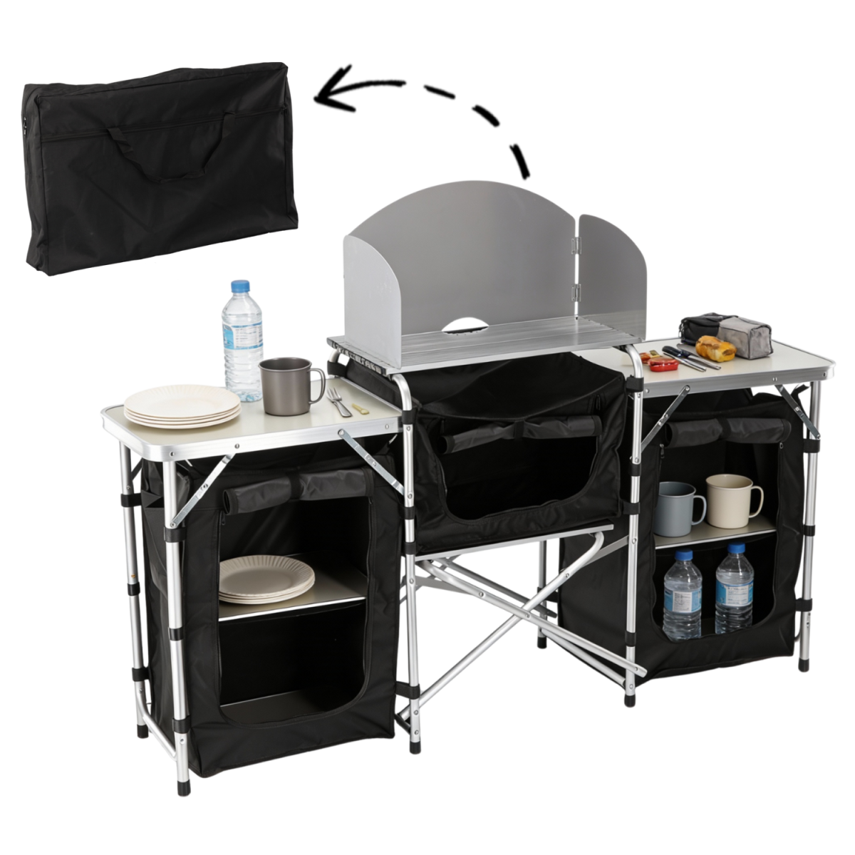 Bucătărie de camping turistică