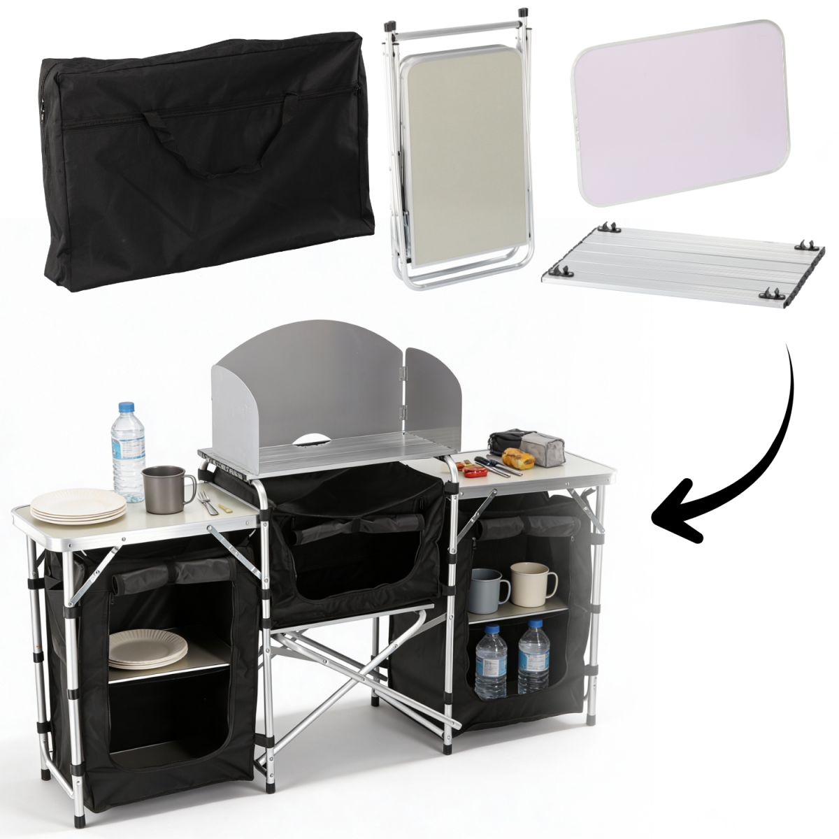 Bucătărie de camping turistică