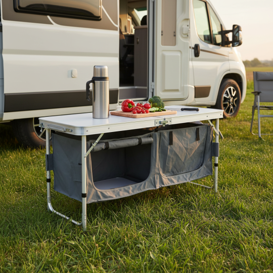 Dulap de camping pliabil 120 × 47 × 68 cm – turistic.