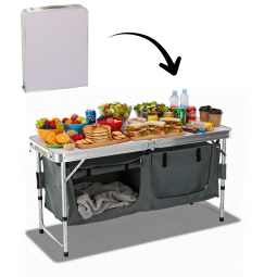 Dulap de camping pliabil 120 × 47 × 68 cm – turistic.