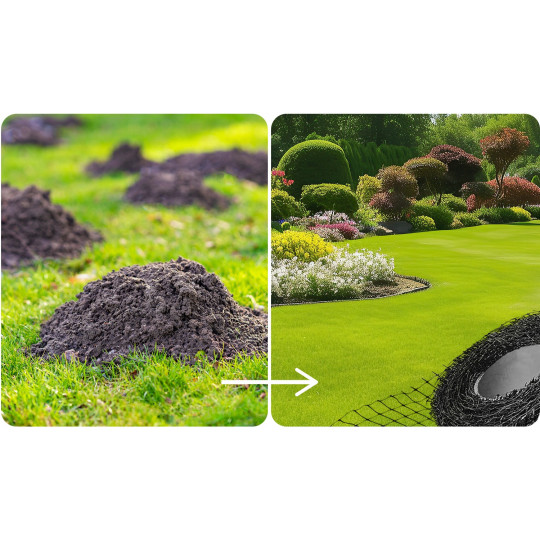 Protecția împotriva țestoaselor în rolă 2x500, 33g/m2