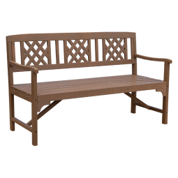 Bancă de grădină din lemn ENELA, maro, lemn de molid