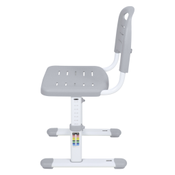 Meseu de scris și scaun ZION, gri/alb, set pentru copii