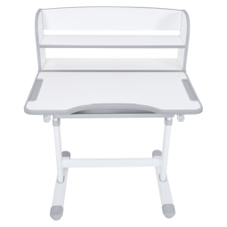 Meseu de scris și scaun ZION, gri/alb, set pentru copii