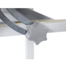 Meseu de scris și scaun ZION, gri/alb, set pentru copii