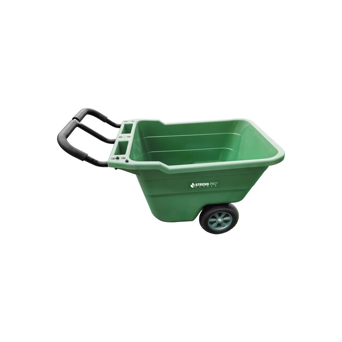 Vagonetă pentru grădină de culoare verde, max. 50 kg, 90 litri