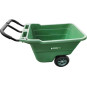 Vagonetă pentru grădină de culoare verde, max. 50 kg, 90 litri
