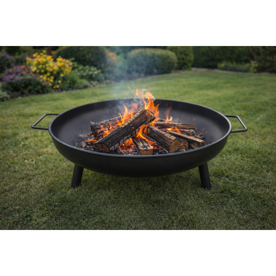 Zăgaznă de oțel pentru foc 60 cm