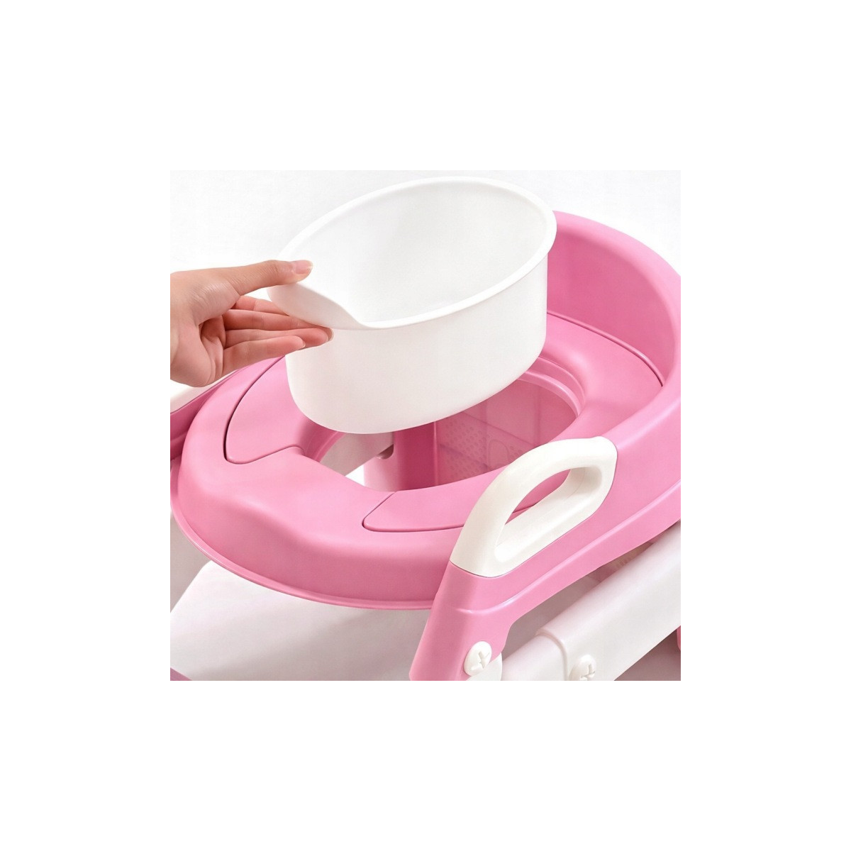 Dedică reducerea la WC cu scară 3 în 1 – oliță, trepte și suport