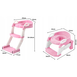 Dedică reducerea la WC cu scară 3 în 1 – oliță, trepte și suport