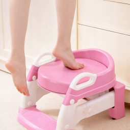 Dedică reducerea la WC cu scară 3 în 1 – oliță, trepte și suport