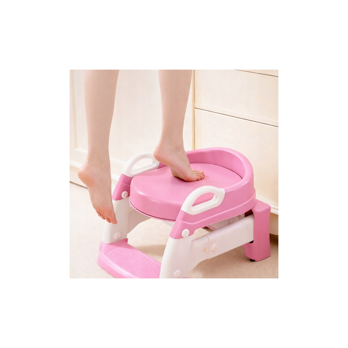 Dedică reducerea la WC cu scară 3 în 1 – oliță, trepte și suport