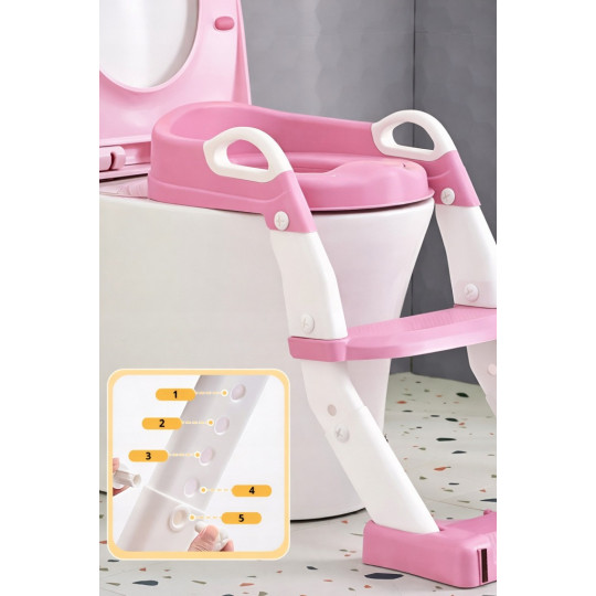 Dedică reducerea la WC cu scară 3 în 1 – oliță, trepte și suport