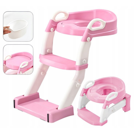 Dedică reducerea la WC cu scară 3 în 1 – oliță, trepte și suport