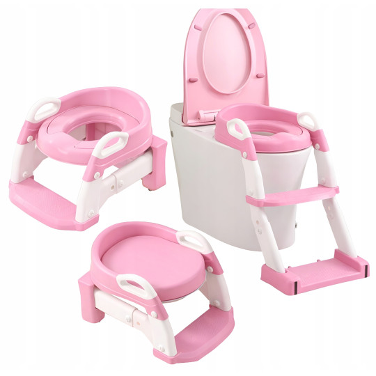 Dedică reducerea la WC cu scară 3 în 1 – oliță, trepte și suport