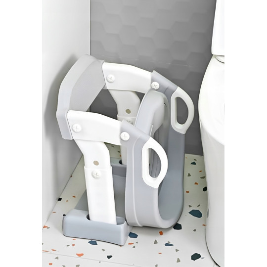 Deducerea pentru WC pentru copii cu scară 3 în 1 – olita, scările și suportul