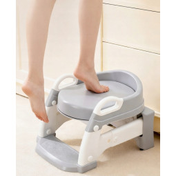 Deducerea pentru WC pentru copii cu scară 3 în 1 – olita, scările și suportul