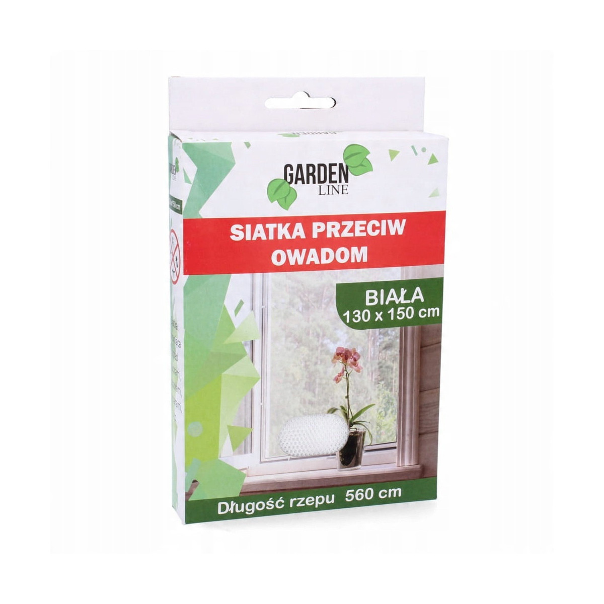 Rețea împotriva insectelor pentru fereastră 130 × 150 cm albă