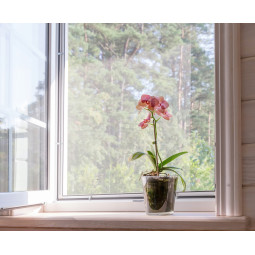 Rețea împotriva insectelor pentru fereastră 130 × 150 cm albă