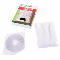 Rețea împotriva insectelor pentru fereastră 130 × 150 cm albă