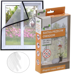 Rețea împotriva insectelor pentru fereastră 150 × 180 cm albă