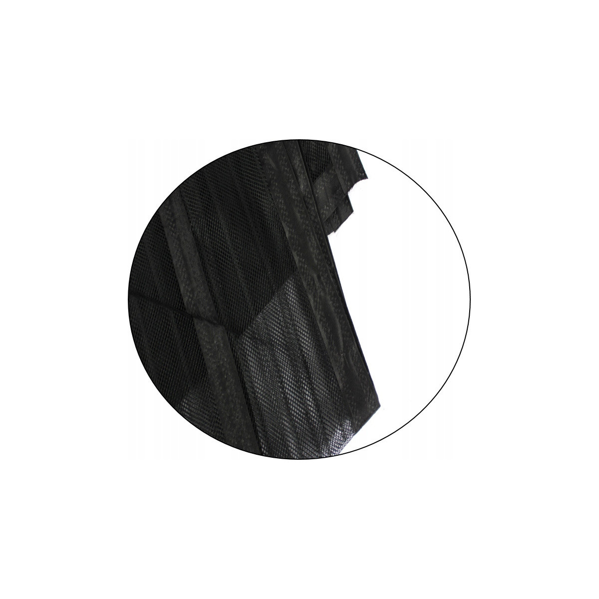 Rețea magnetică împotriva insectelor pentru uși 80/90/100 × 210/220 cm neagră