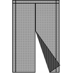 Plasă magnetică împotriva insectelor pentru uși 80/90/100 × 210/220 cm albă