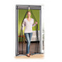 Rețea magnetică împotriva insectelor pentru uși 80/90/100 × 210/220 cm gri