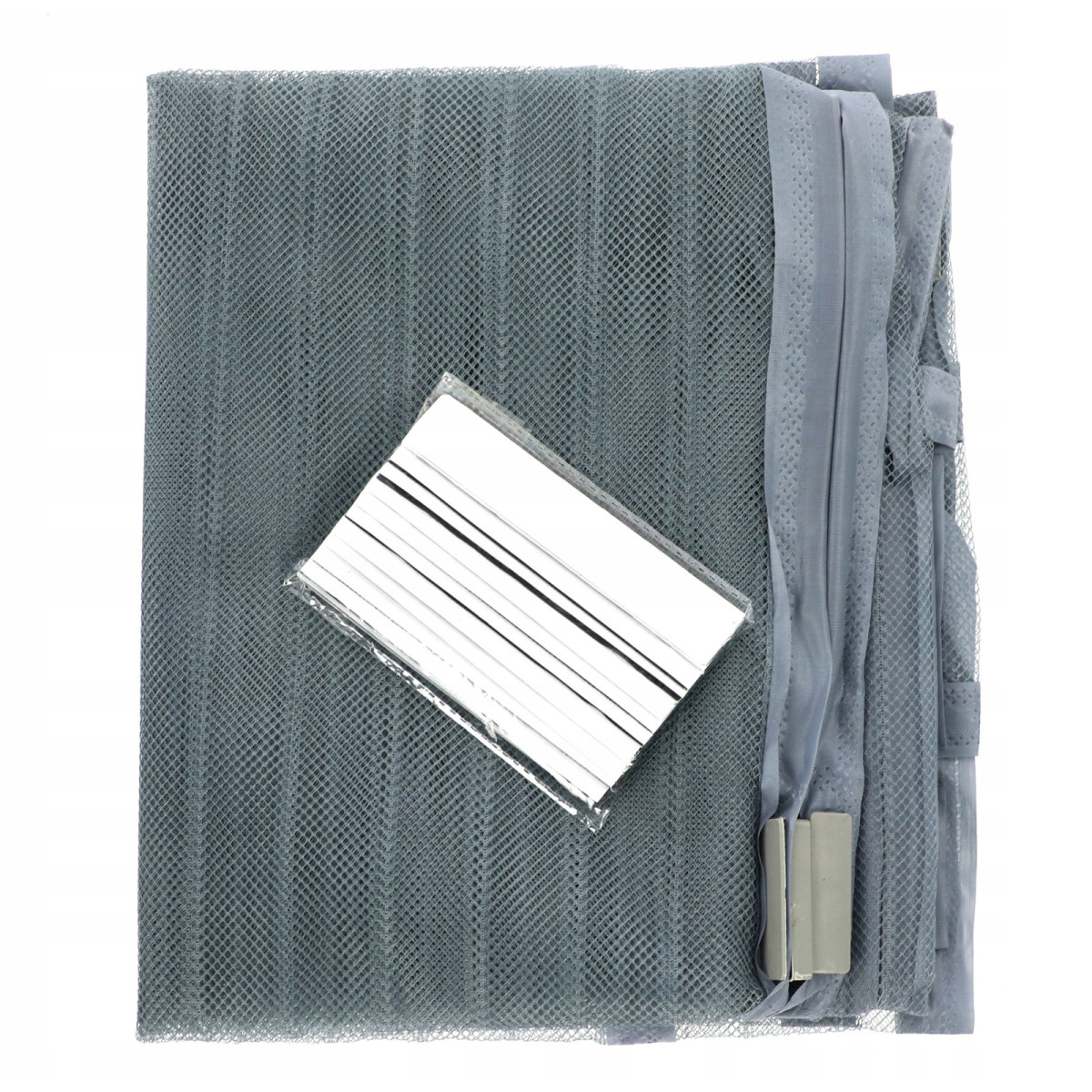 Rețea magnetică împotriva insectelor pentru uși 80/90/100 × 210/220 cm gri