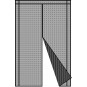 Rețea magnetică împotriva insectelor pentru uși 80/90/100 × 210/220 cm gri