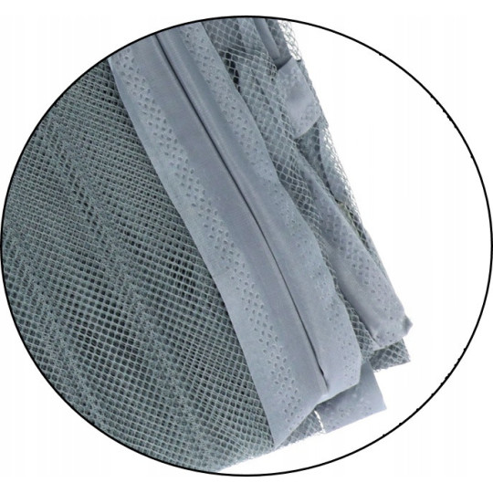 Rețea magnetică împotriva insectelor pentru uși 80/90/100 × 210/220 cm gri