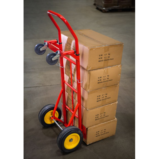 Sculă pliabilă 2în1 350 kg (carucior platformă + carucior manual)