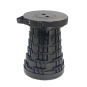 Scaun telescopic pliabil negru 7 – 45 cm | Capacitate de susținere 200 kg
