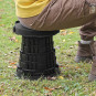 Scaun telescopic pliabil negru 7 – 45 cm | Capacitate de susținere 200 kg