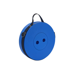 Scaun pliant telescopic de culoare albastră 7 – 45 cm | Capacitate de încărcare 200 kg