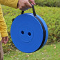 Scaun pliant telescopic de culoare albastră 7 – 45 cm | Capacitate de încărcare 200 kg