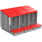 Cuib pentru păsări Strend Pro, 3 camere, din plastic, 84,5 × 51,5 × 47 cm
