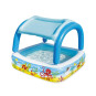 Piscina gonflabilă pentru copii Bestway Coral Reef cu umbrelă 147 × 147 × 122 cm