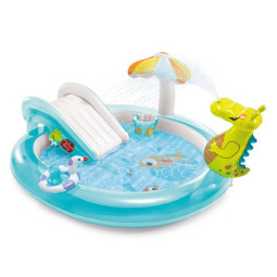Centru de joacă gonflabil pentru copii Intex Gator, 201 × 170 × 84 cm