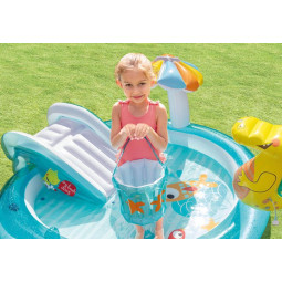Centru de joacă gonflabil pentru copii Intex Gator, 201 × 170 × 84 cm