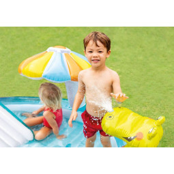Centru de joacă gonflabil pentru copii Intex Gator, 201 × 170 × 84 cm