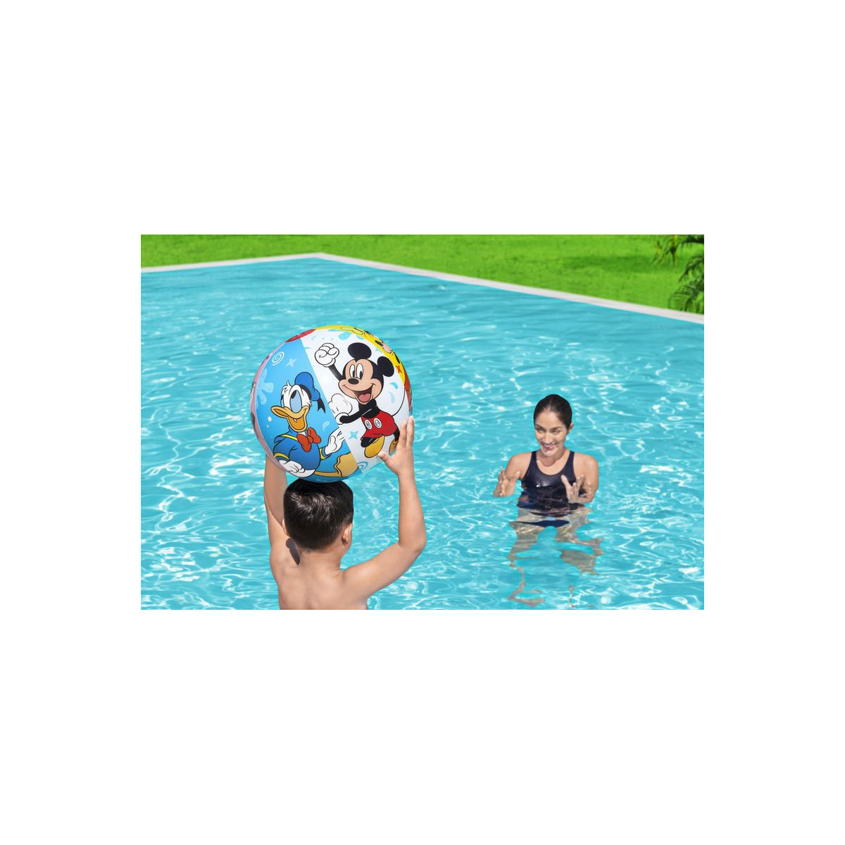 Naflabilă minge de plajă Bestway Mickey & Friends 51 cm