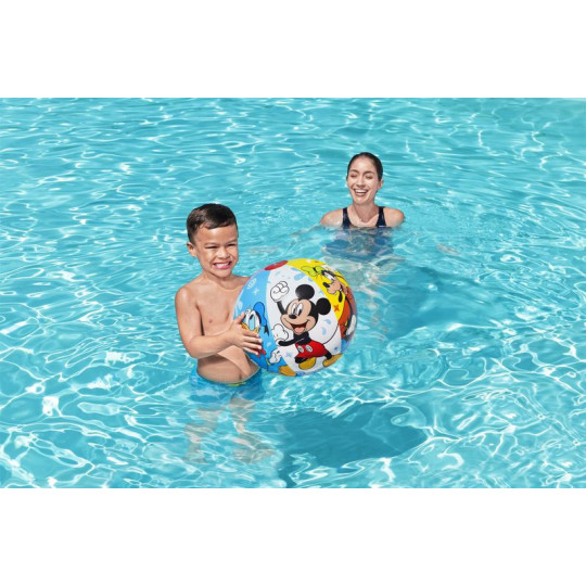 Naflabilă minge de plajă Bestway Mickey & Friends 51 cm